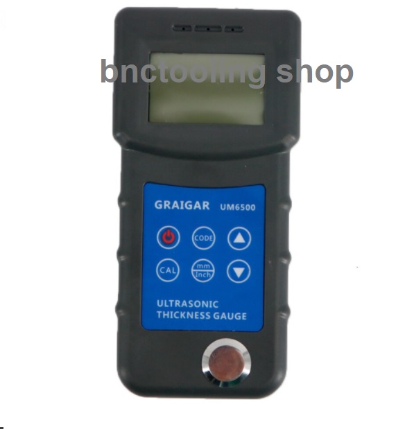 เครื่องมือที่ใช้วัดความหนาโดยใช้คลื่นอุลตร้าโซนิค,Digital UM6500 Ultrasonic Thickness Gauge Meter Probe Automatic Zero Calibration.