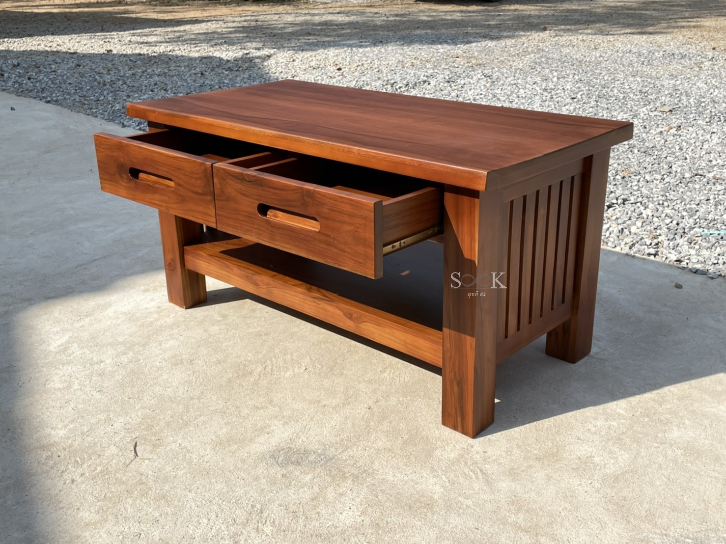 โต๊ะกลางข้างซี่ มีลิ้นชัก