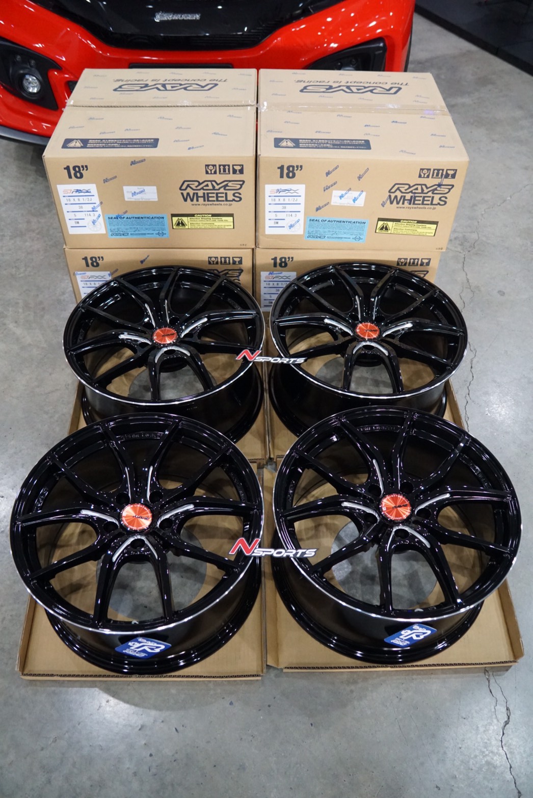 Rayswheel 57FXX 18x8.5+38, 5-114.3