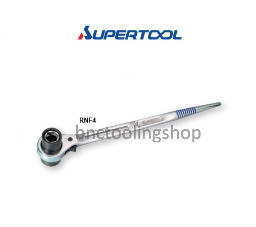 ประแจบ๊อกฟรี2หัว 4ขนาด ขนาด 19x22/24x27 มิล,4 Size Ratchet Wrench Size 19x22/24x27mm,Supertool,RNF4