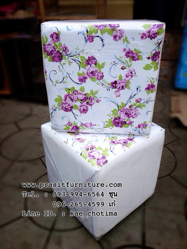 สตูลสี่เหลี่ยม 40 ซม. เก้าอี้ลูกเต๋า, เก้าอี้สตูลเหลี่ยม, เก้าอี้หุ้มหนัง