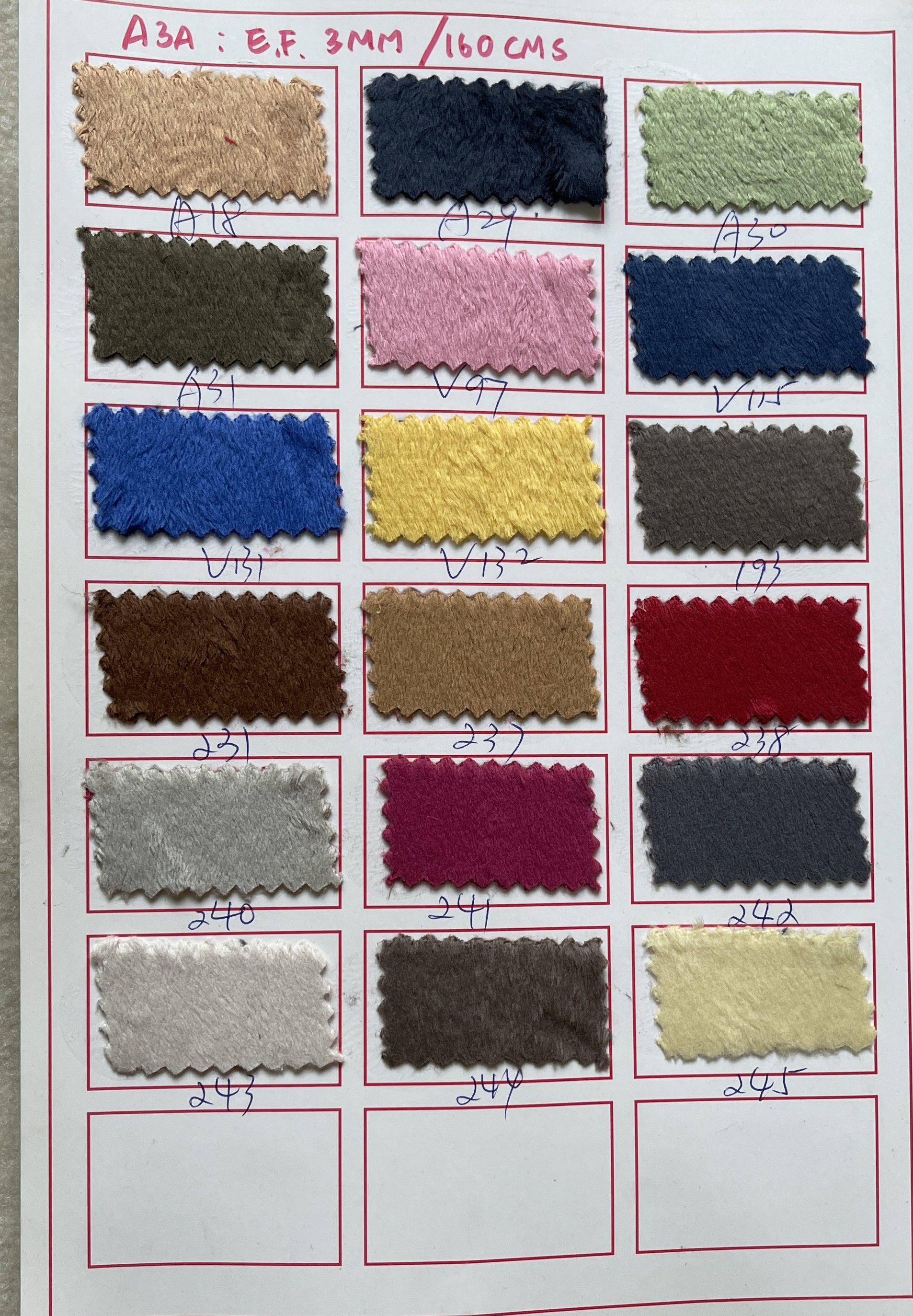 ผ้าขน ผ้าขนสั้น 3 มม ผ้าE.F ผ้าsupersoft ผ้าVelour ผ้าบัว ผ้าvelboa ผ้าทำตุ๊กตา ผ้าทำหมอน หน้า ุ62"