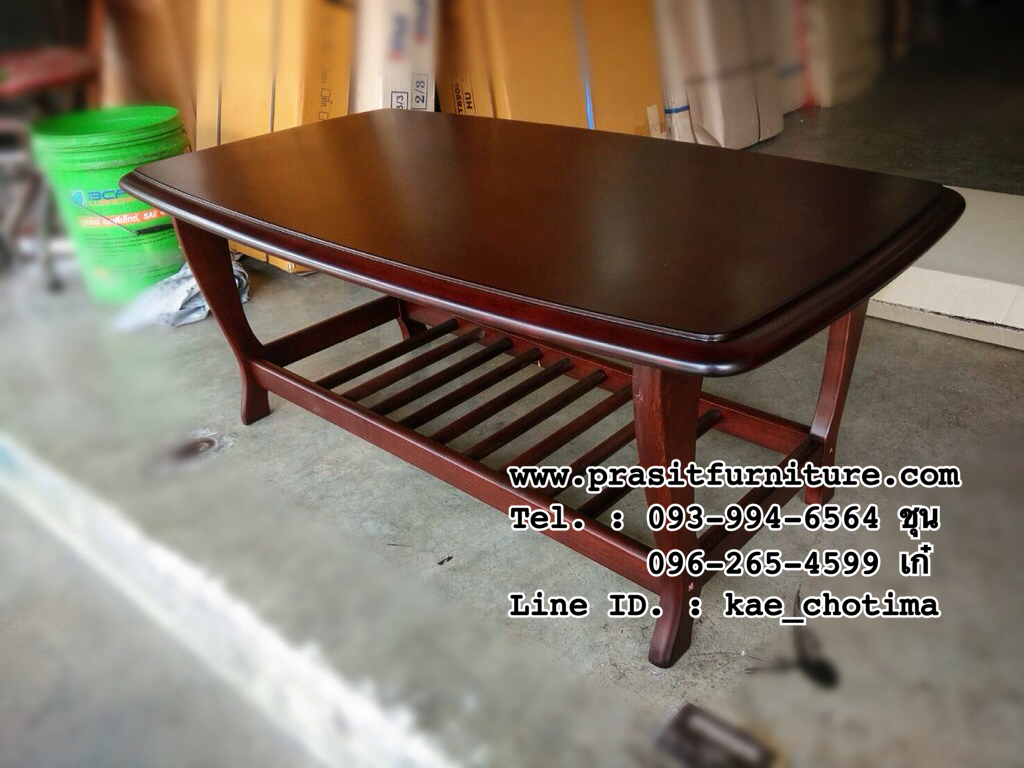 โต๊ะกลางโซฟา โต๊ะกาแฟ ไม้ยางพารา รุ่น MTO-2