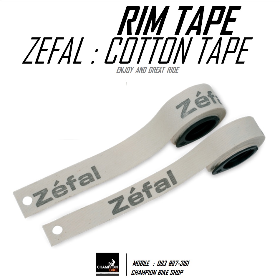 เทปรองขอบล้อจักรยาน ZEFAL : COTTON RIM TAPE BICYCLE