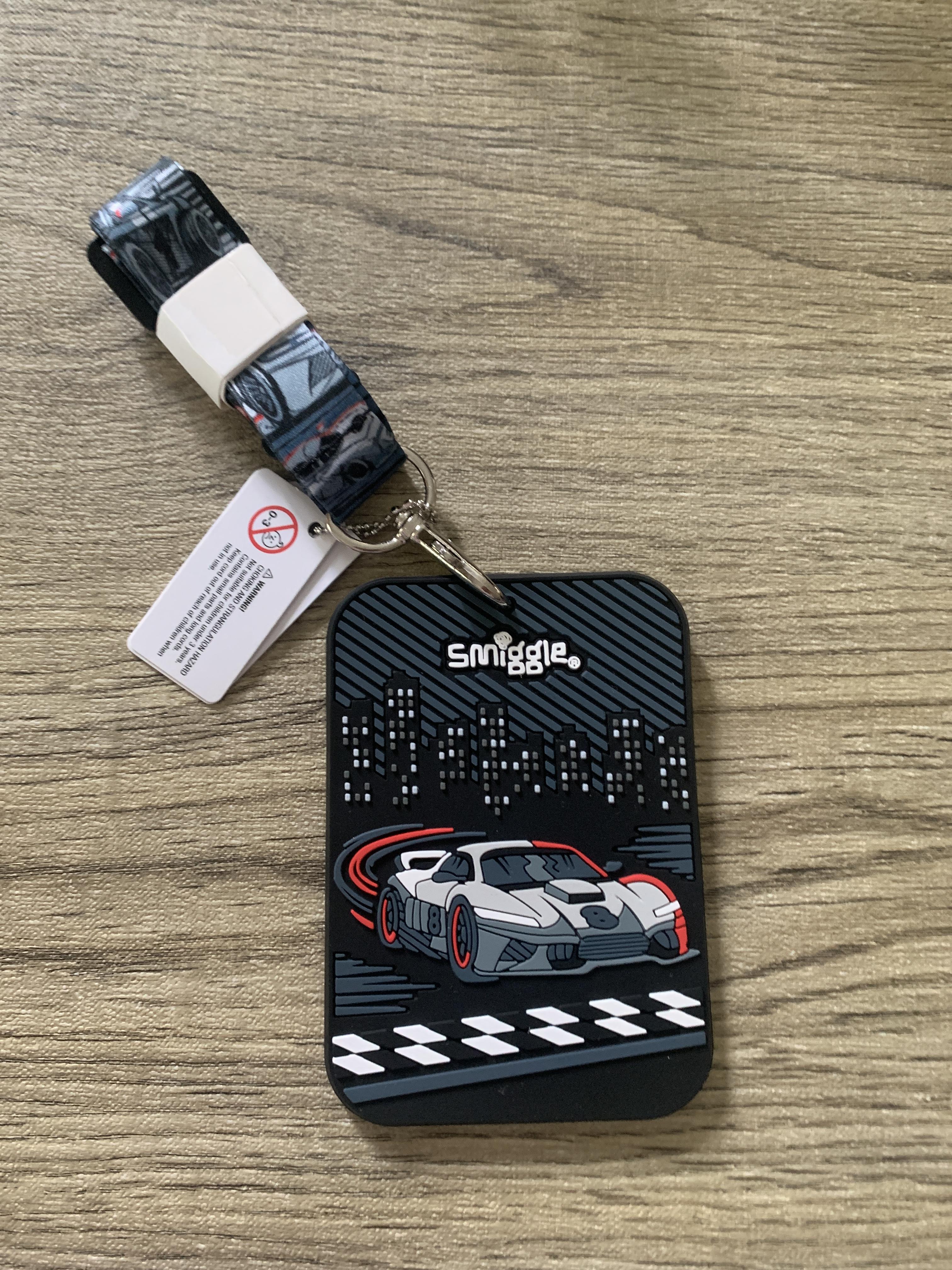 ป้ายห้อยคอ Smiggle Bus Pass Lanyard- Limitless- รถแข่ง