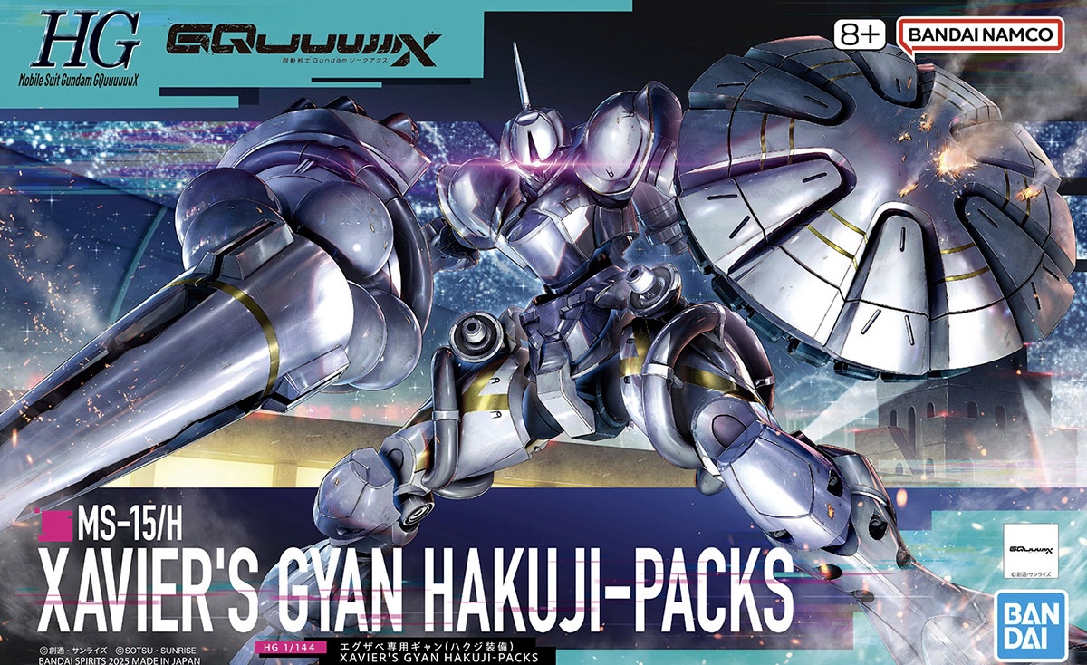 HGGQ 1/144 Xavier’s Gyan Hakuji-Packs