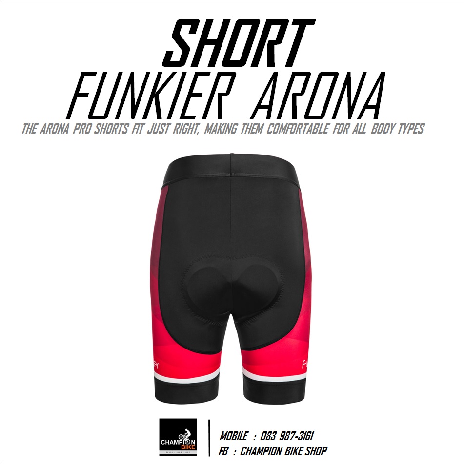 กางเกงปั่นจักรยานผู้หญิง FUNKIER : S2799-B13 ARONA WOMEN CYCLING SHORT