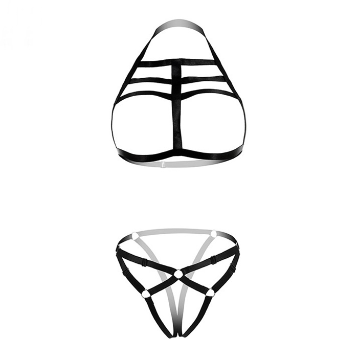 A099-31 สายยางยืดรัดตัวอีโรติก ชุดชั้นในสายรัดตัวเซ็กซี่ ตัวชุดมาในแบบสายรัดยางยืดเชื่อมต่อกันเป็นชุดชั้นใน รหัสนี้มาในแบบ 2 ชิ้นบนล่างตามรูปถ่ายสินค้าจริงเลยค่ะ