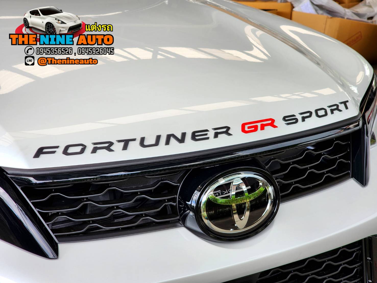 อักษรฝากระโปรงหน้า FORTUNER GR SPORT