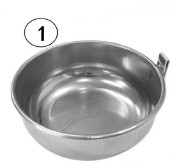 ถ้วยชีสทรงเกาหลี / ถ้วยแขวนชีสสแตนเลส