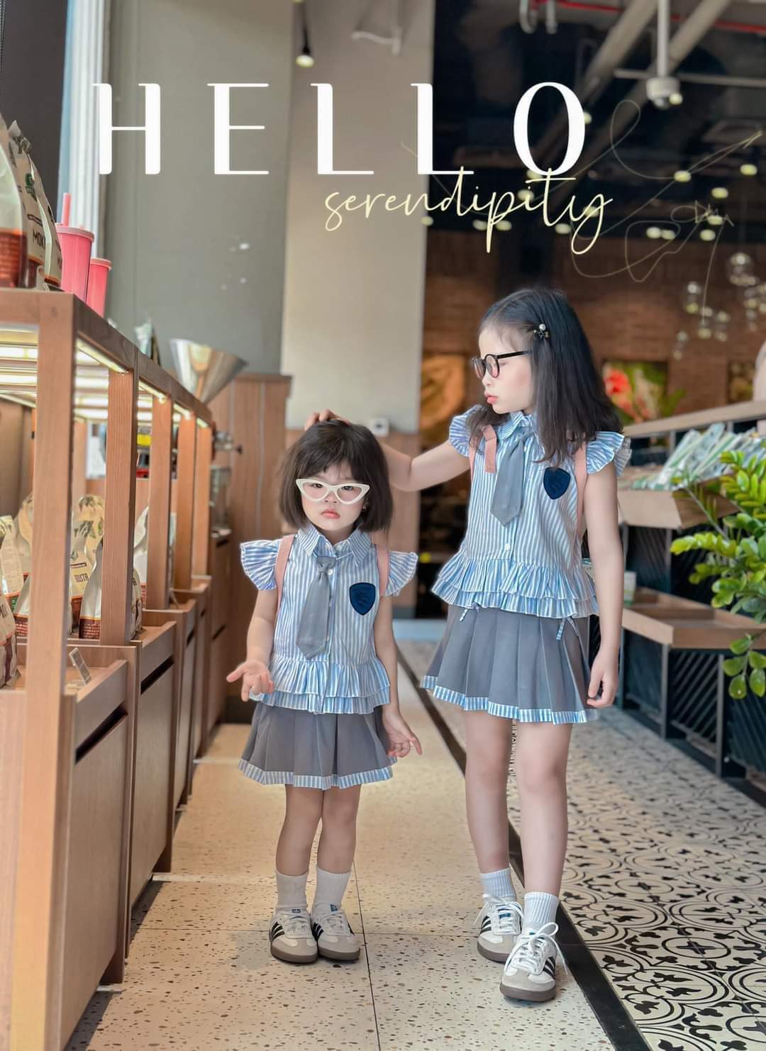 💜พร้อมส่ง💜ชุดเด็กผู้หญิง/C5.146_เซตเนคไทไซส์ 5 น้ำหนัก 19-21 kg