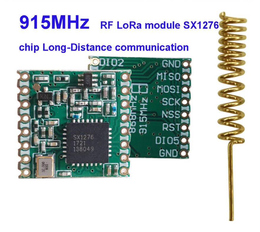 915MHz super low power RF LoRa module SX1276 chip Long-Distance communication