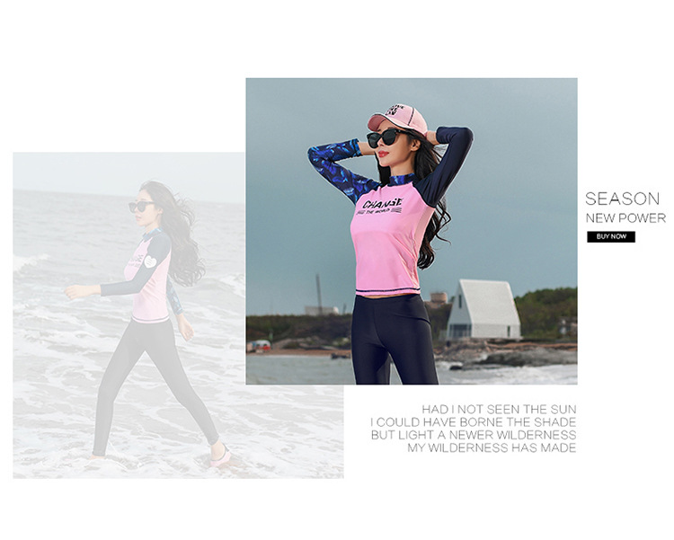 ชุดว่ายน้ำแบบสปอร์ต ชุดว่ายน้ำแขนยาวขายาว ส่งฟรี ems