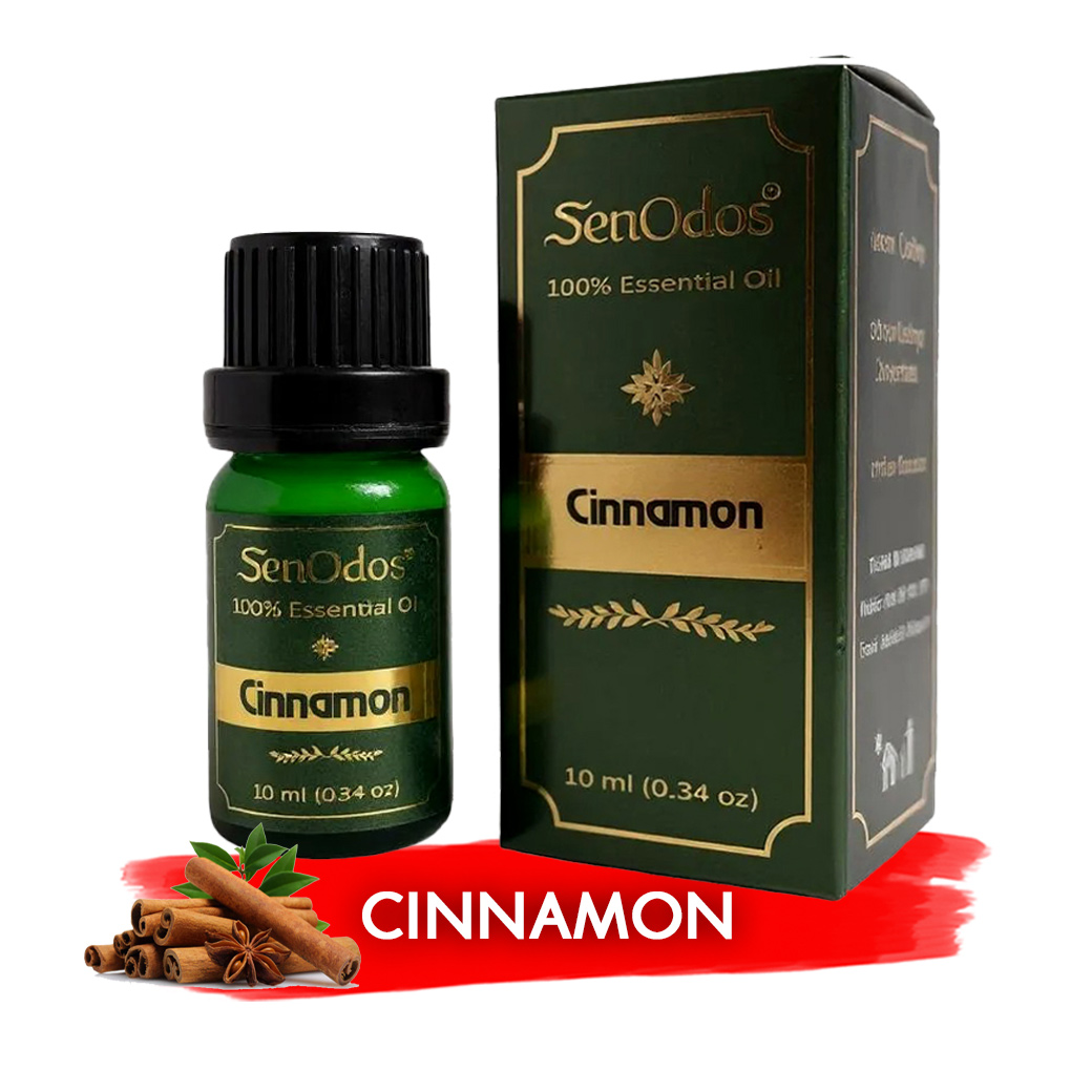 SenOdos น้ำมันหอมระเหยแท้ กลิ่นซินนามอน (อบเชย) Cinnamon Essential Oil 10ml