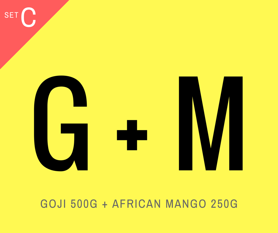 SET C : Goji berry 500g + African mango 250g