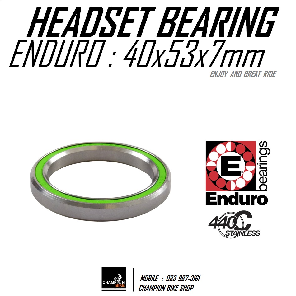 ลูกปืนคอจักรยาน เทเปอร์ 40x53x7mm ENDURO BEARING : S68808 SP DROP IN TAPER 40x53x7mm HEADSET BEARING