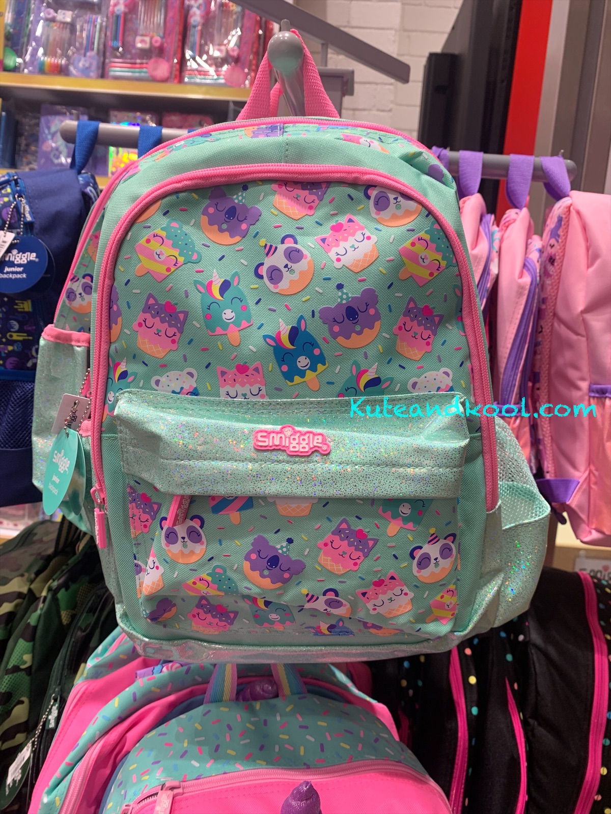 กระเป๋าสะพาย เป้ Smiggle junior ID -cloud -panda