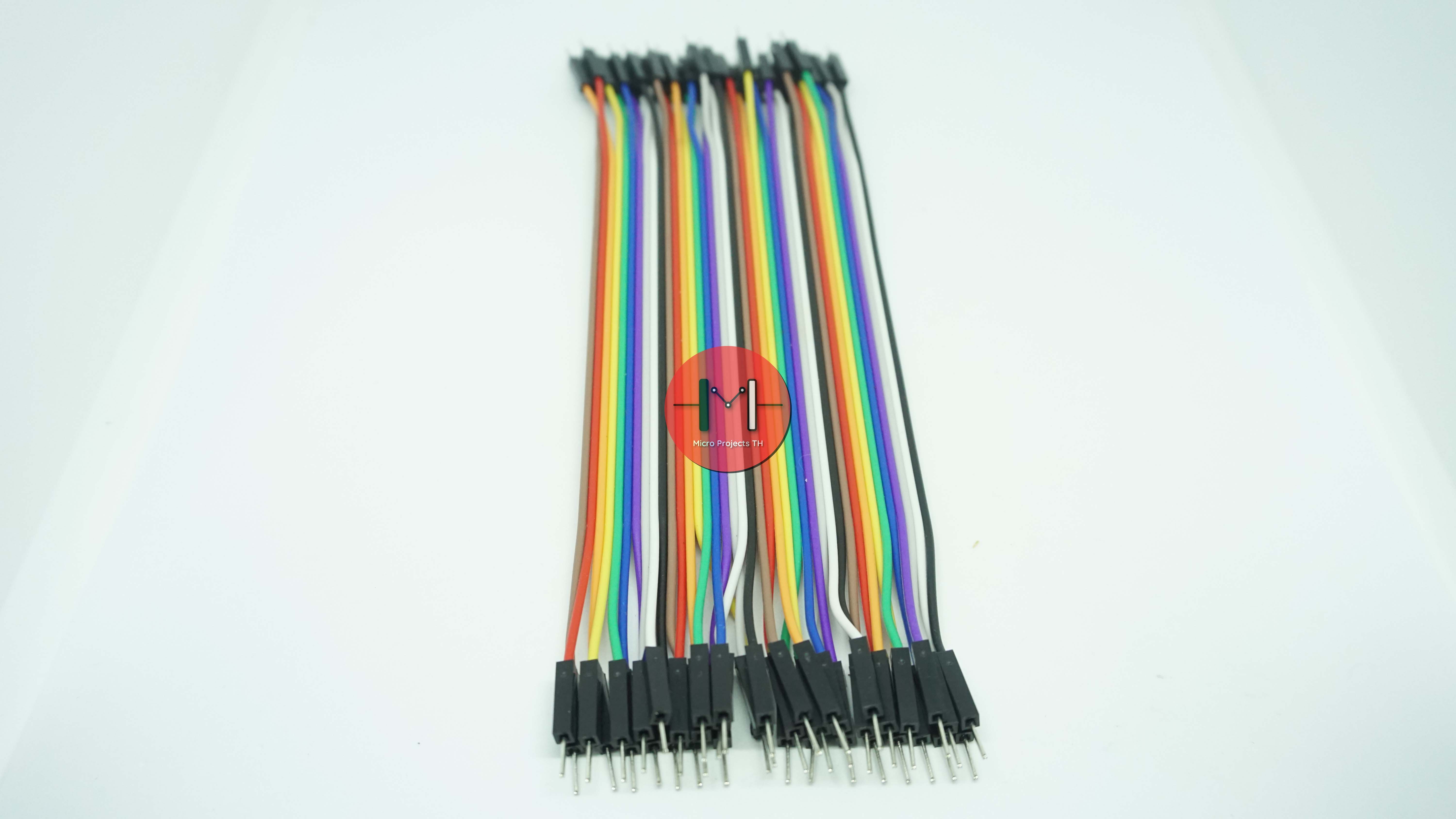 Jumper Arduino สายไฟจัมเปอร์ยาว 15cm ผู้ - ผู้ จำนวน 40 เส้น