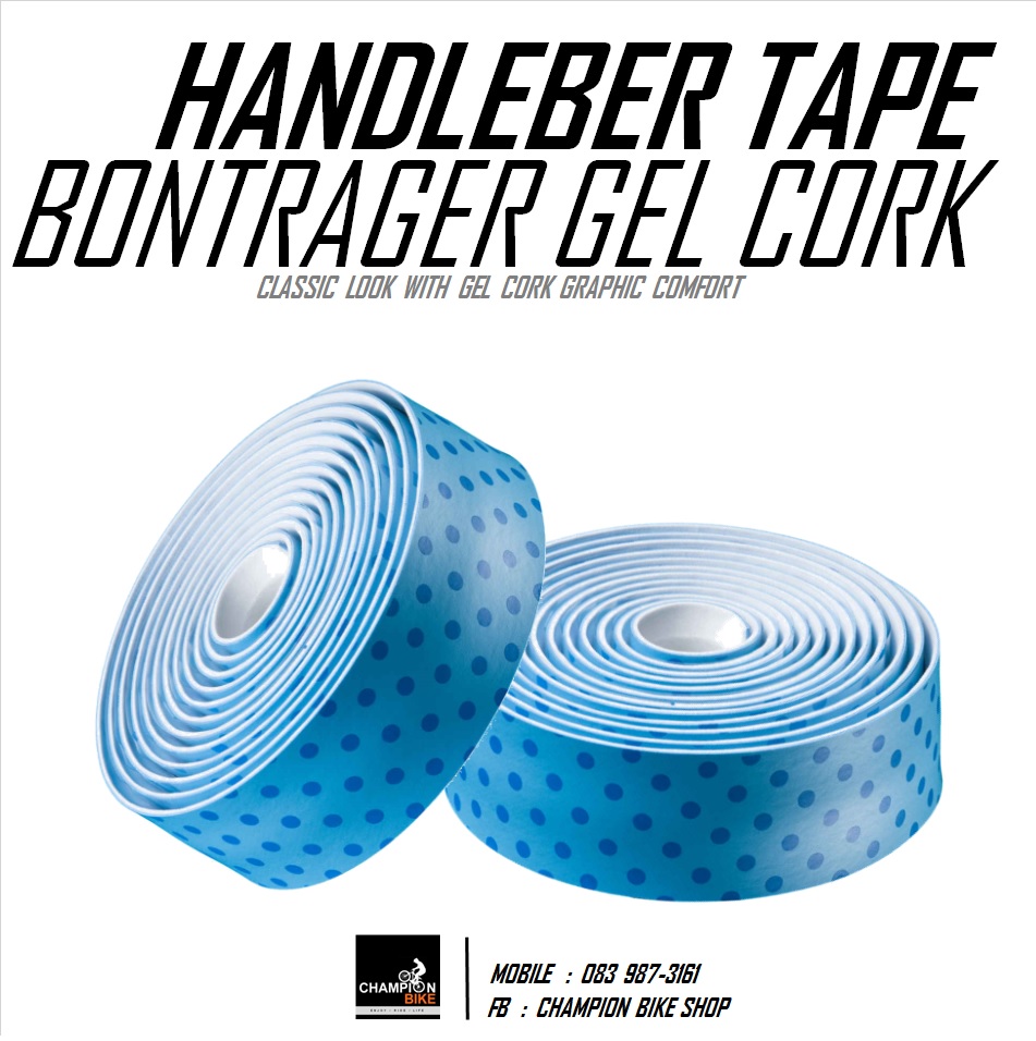 ผ้าพันแฮนด์เสือหมอบ BONTRAGER : GEL CORK GRAPHIC HANDLEBAR TAPE