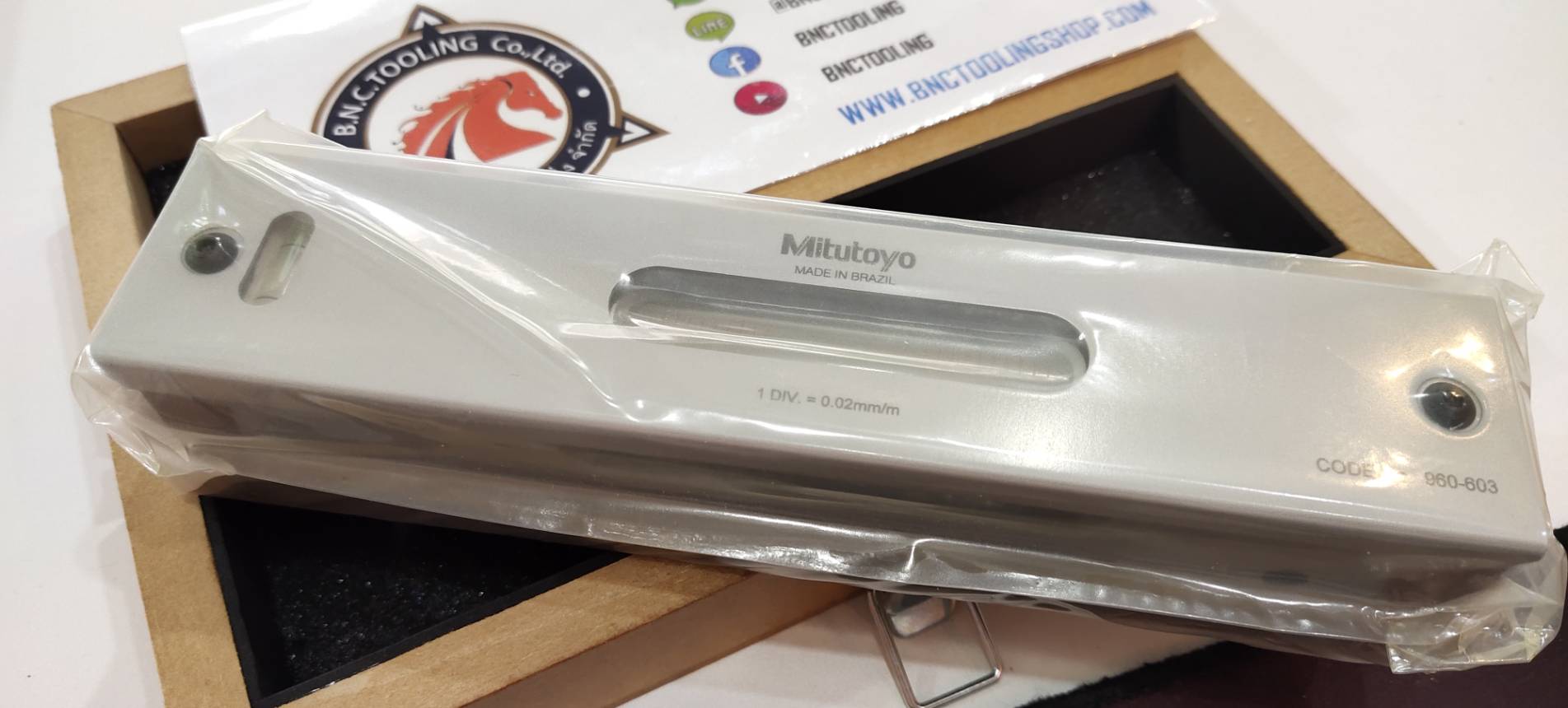 ระดับน้ำตั้งเครื่องจักร มิตูโตโย 960-603, Mitutoyo,Precision Levels (0.02mm),960-603