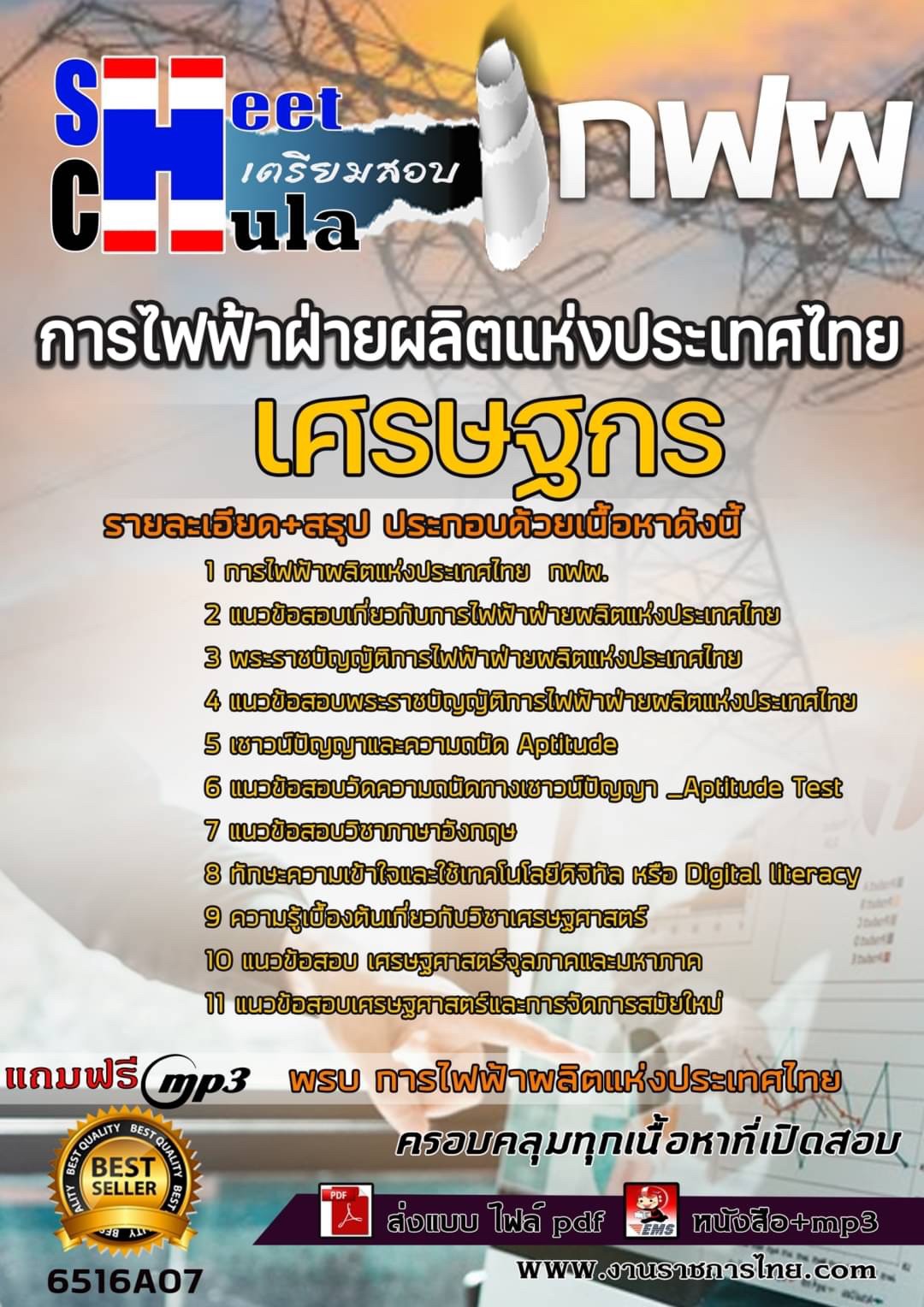 เเนวข้อสอบเศรษฐกร กฟผ. (การไฟฟ้าฝ่ายผลิตแห่งประเทศไทย)2565