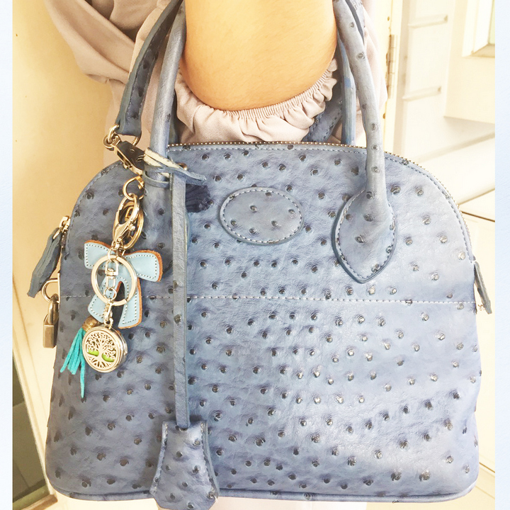 น้ำหอมพกพา พวงกุญแจน้ำหอม ที่ห้อยกระเป๋า ที่ห้อยพวงกุญแจ น้ำหอมปรับอากาศ อโรม่า ใช้ได้กับน้ำมันหอมได้ทุกชนิด สวย ดูดี มีสไตล์