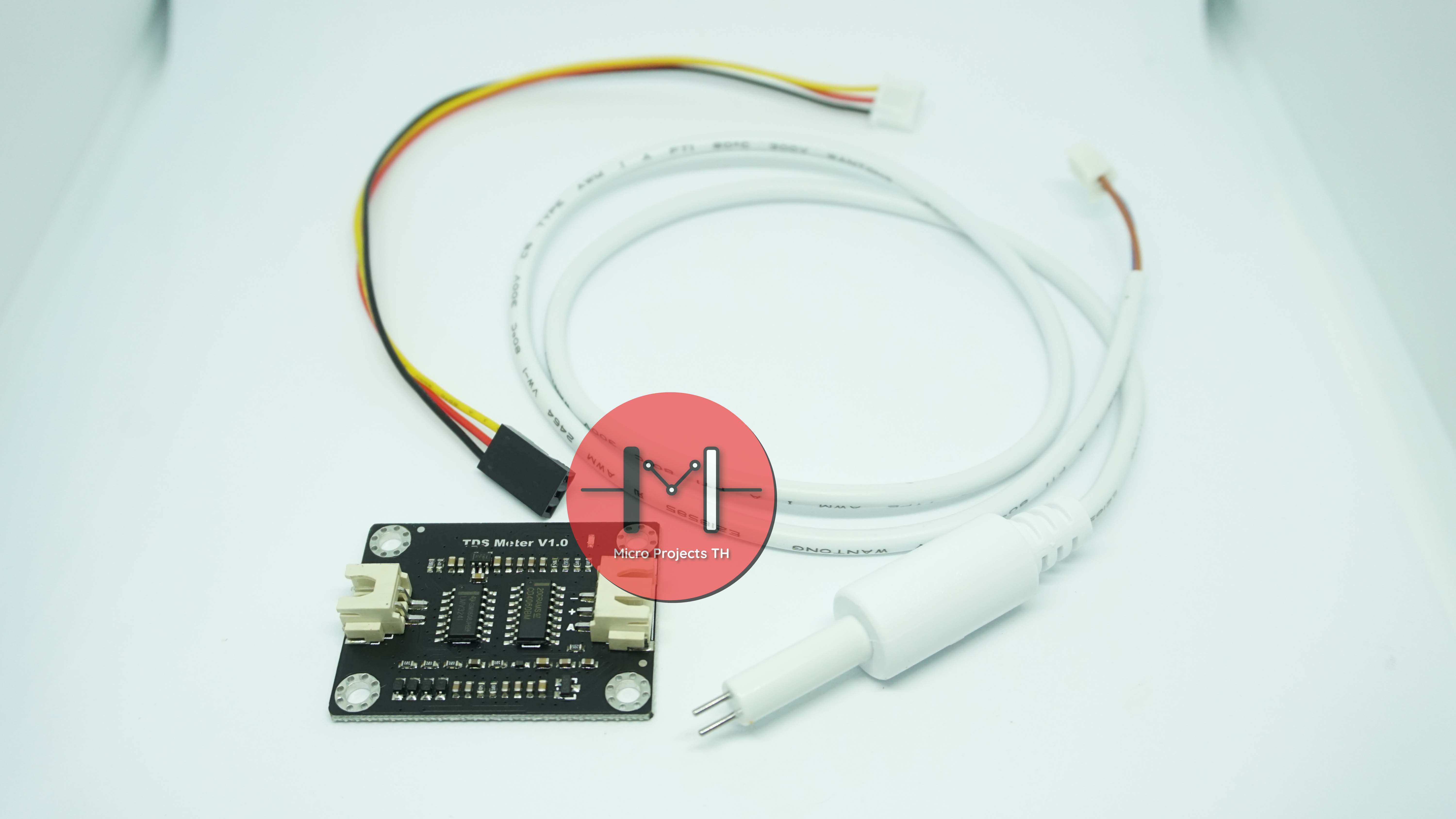 EC Sensor TDS เซ็นเซอร์วัดค่าการนำไฟฟ้าของน้ำ ตรวจสอบคุณภาพน้ำ