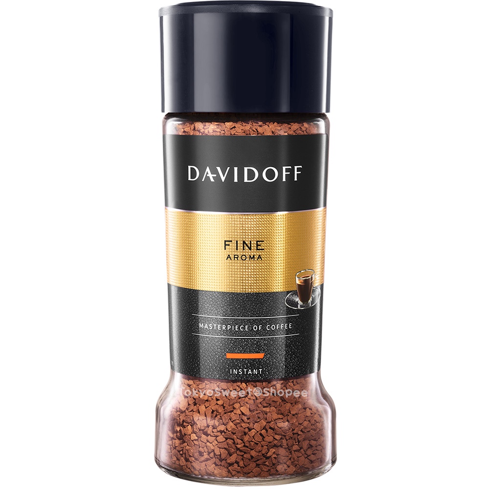 DAVIDOFF FINE AROMA Instant Coffee 100 g. แดวิดอฟฟ์ ไฟน์ อโรม่า กาแฟสำเร็จรูป 100 ก.