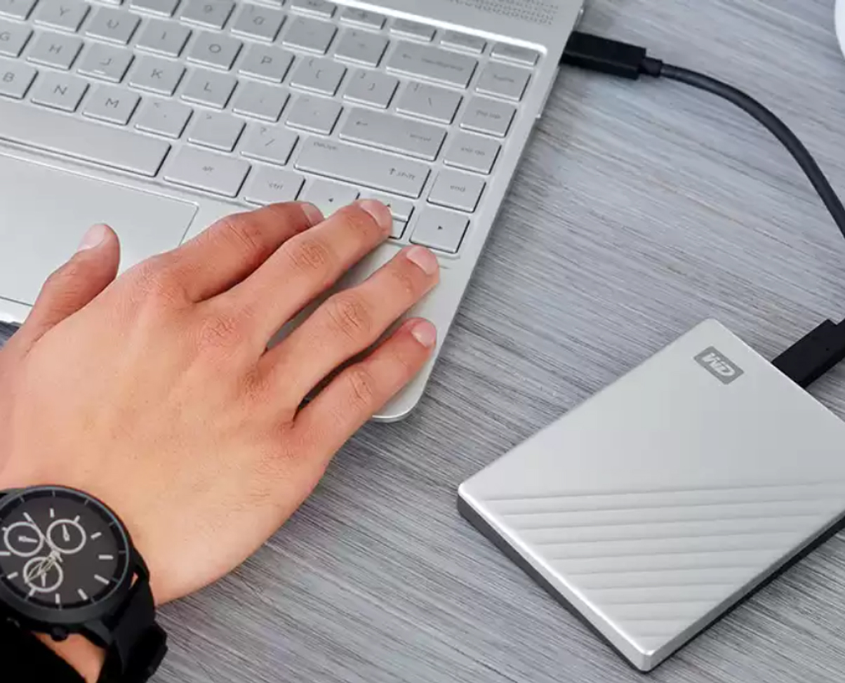 WD My Passport Ultra HDD Type-C 2TB 4TB External Harddisk ฮาร์ดดิสพกพา ฺBlue สีน้ำเงิน , USB 3.1 and USB Type C Western Digital