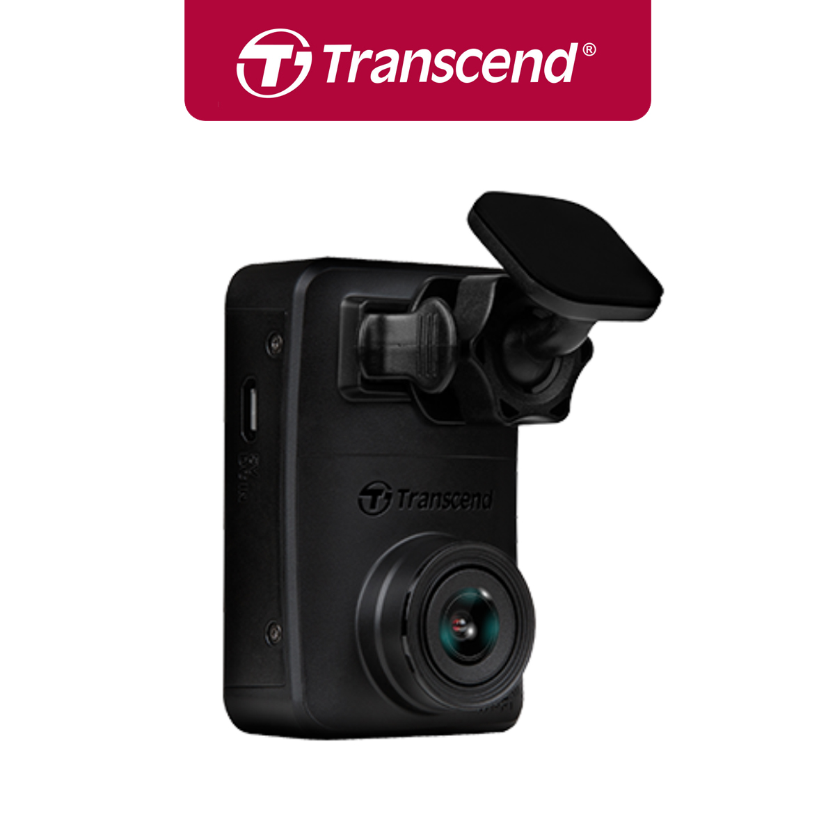 Transcend กล้องติดรถยนต์ DrivePro 10 2K QHD 1440P ฟรี Memory Card 64GB * รับประกัน 2ปี TS-DP10A-64G