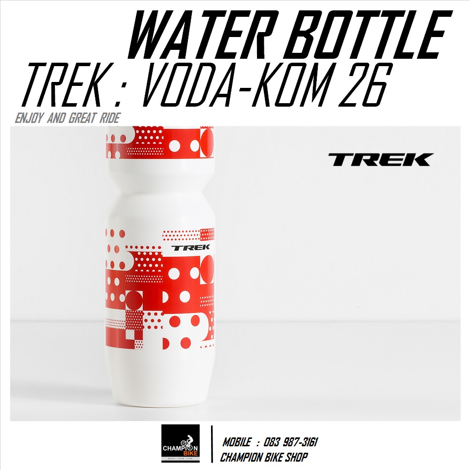 ขวดน้ำจักรยาน TREK : VODA KOM 26 oz. BIKE WATER BOTTLE