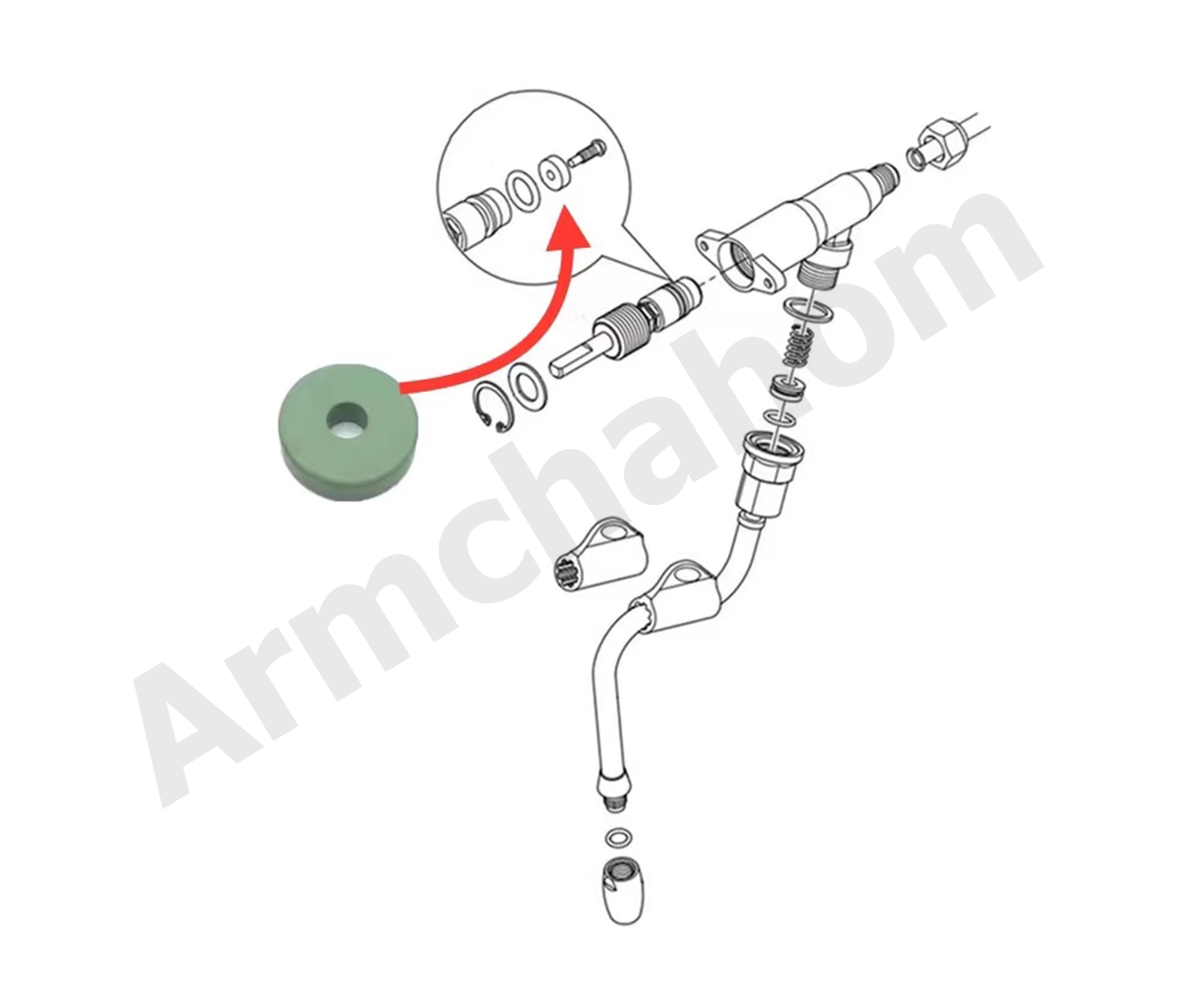 ยางวาล์วสตรีม,น้ำร้อนเครื่องชงกาแฟ Faema lacimbali