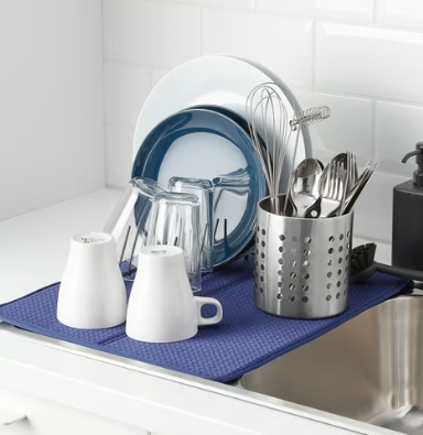 ที่ใส่ช้อนส้อม ที่ใส่อุปกรณ์ทำครัว สเเตนเลส อวร์ดนิ่ง ORDNING IKEA สูง 13.5 ซม. กว้าง 12 ซม.