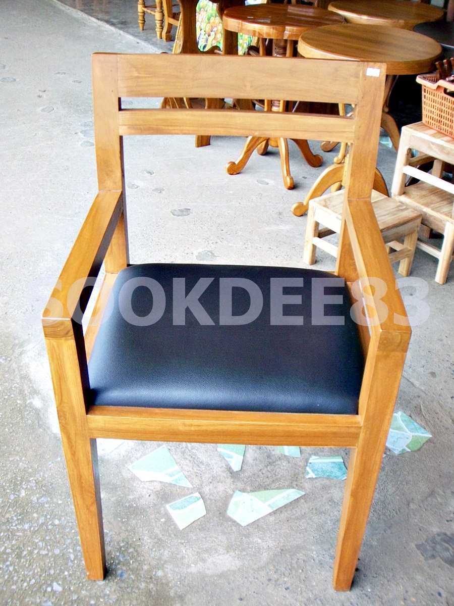 เก้าอี้พนักซี่คู่มีเบาะ