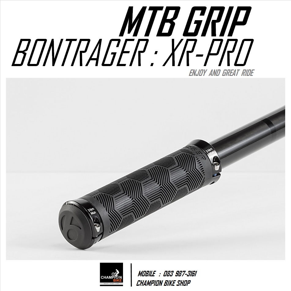 ปลอกแฮนด์เกียร์บิดSRAM BONTRAGER : XR TRAIL PRO MTB GRIP 130/90mm. สีดำ
