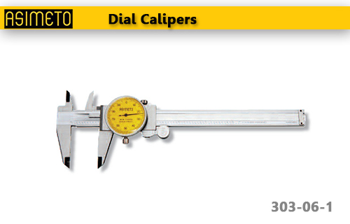 ASIMETO,P61,Dial Calipers,303-06-2