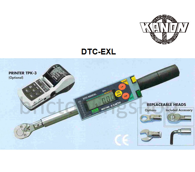 ประแจปอนด์แบบดิจิตอล 10-100kgf•cm,Digital Torque Wrenches Range 10-100kgf•cm,BESTOOL-KANON,DTC-100EXL