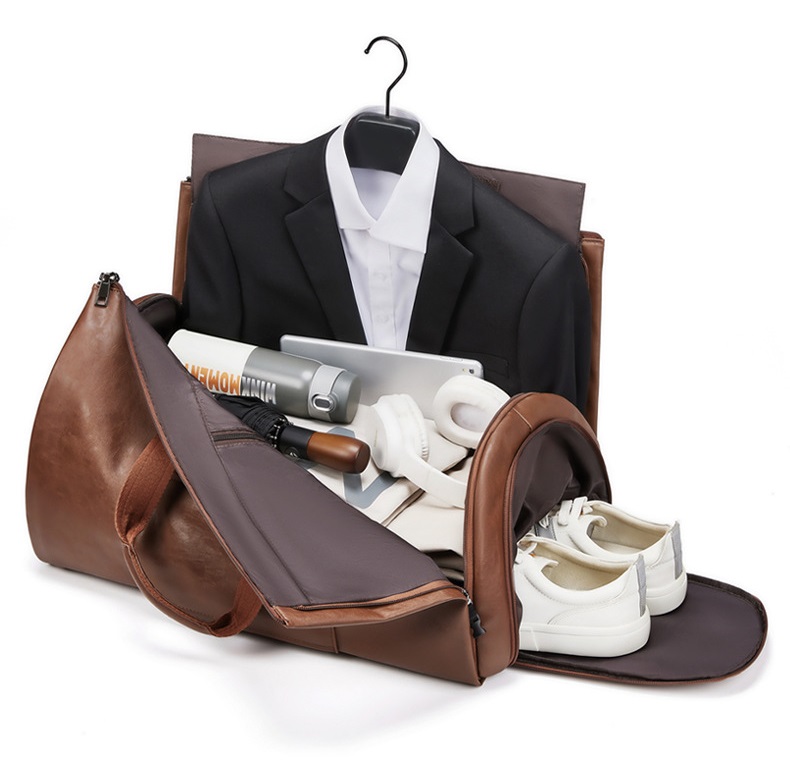 กระเป๋าหนังแท้สำหรับใส่สูท กระเป๋าเดินทางสำหรับนักธุรกิจ รุ่น Sturdy Suit