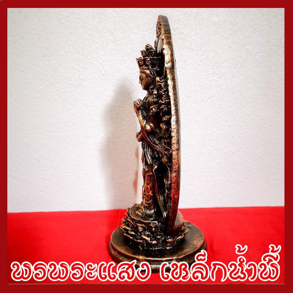 เจ้าแม่กวนอิมพันมือ 1,000 มือ ฐาน 3 นิ้ว วัตถุมงคล เนื้อมวลสารแร่เหล็กน้ำพี้
