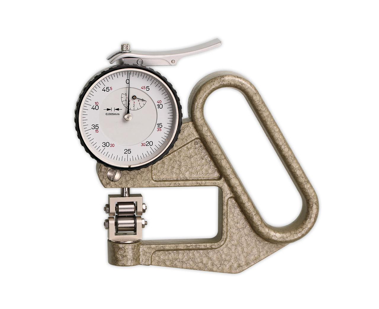 Hans-Schmidt, Thickness Gauge, Thickness Gauges for running Wires Tapes etc., Analog Thickness Gauges with rollers, Thickness Gauge with Rollers J-50-RS,เครื่องวัดความหนาเส้นลวด-เทปขณะวิ่ง,