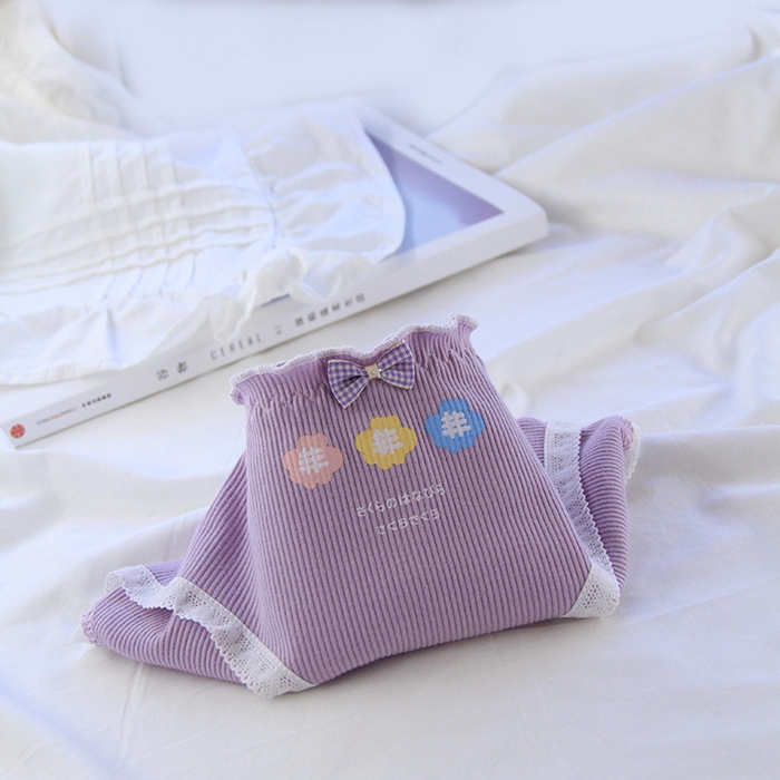 NA122(แพ็ค5ตัว5ลาย) กางเกงในน่ารัก กางเกงในผ้าฝ้ายทรงเต็มตัวเหมาะสำหรับท่านที่ชอบใส่แบบเต็มก้น ขอบเป็นยางยืดไม่รัดแน่นจนเกินไป ขายแบบยกเซต5ตัว5ลายตามรูปถ่ายสินค้าจริงเลยค่ะ ***ในหุ่นใส่เบอร์ M