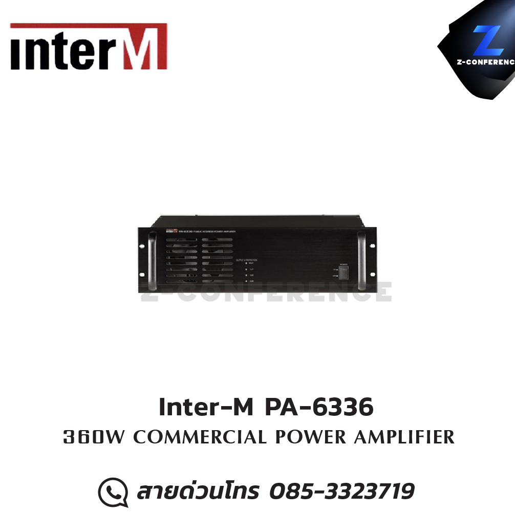 Inter-M PA-6336 Power Amplifier 360W , แอมป์ , amplifier, power amp, power amplifier