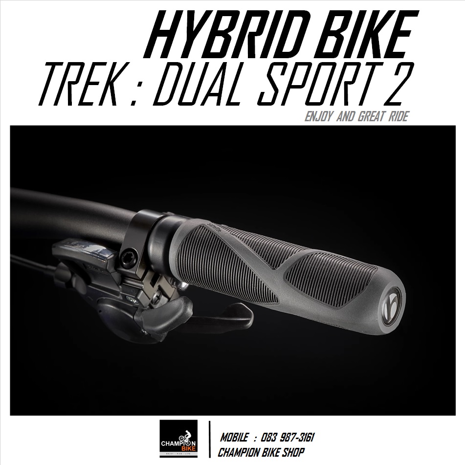 จักรยานไฮบริด TREK DUAL SPORT 2 DISC HYBRID BIKE - 2021 สีเทาเมทัลลิค-เงิน