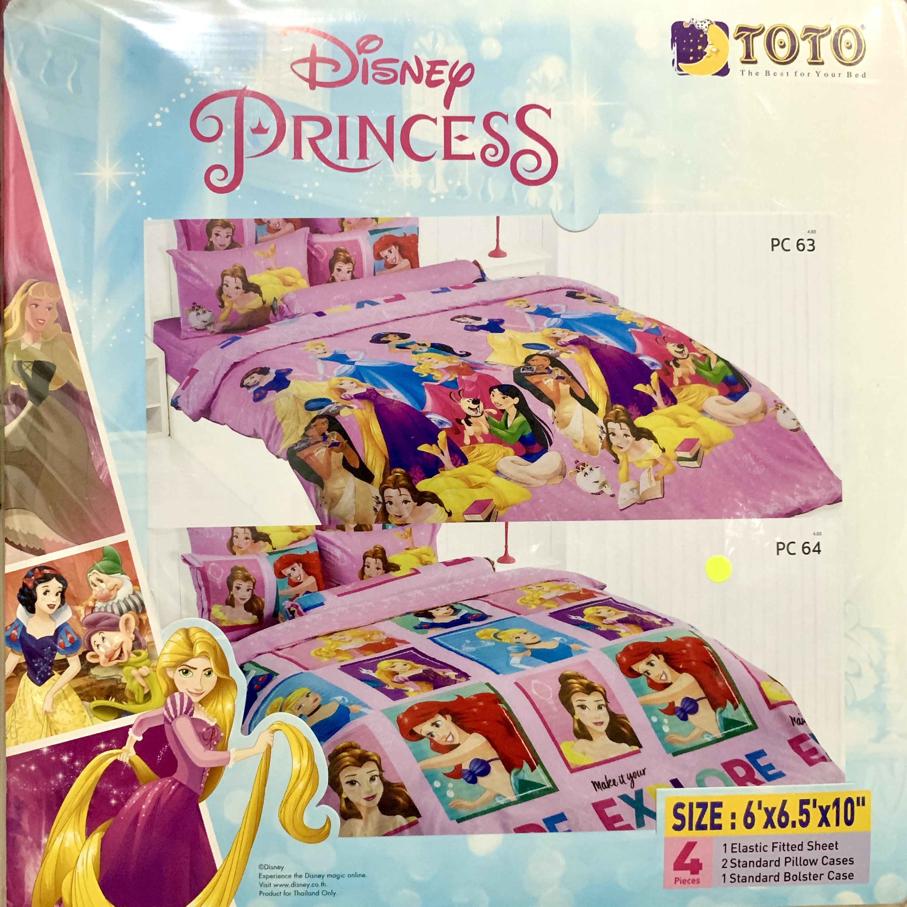 TOTO Disney Princess ( PC64 ) ขนาด 6 ฟุต