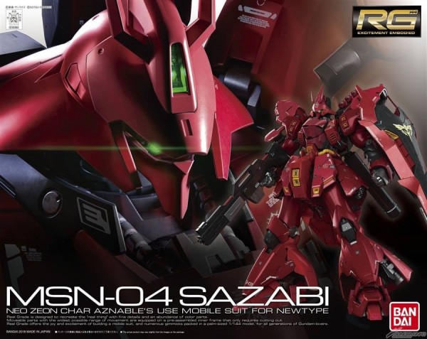 Bandai RG-29 1/144 MSN-04 SAZABI 4573102616050 C1