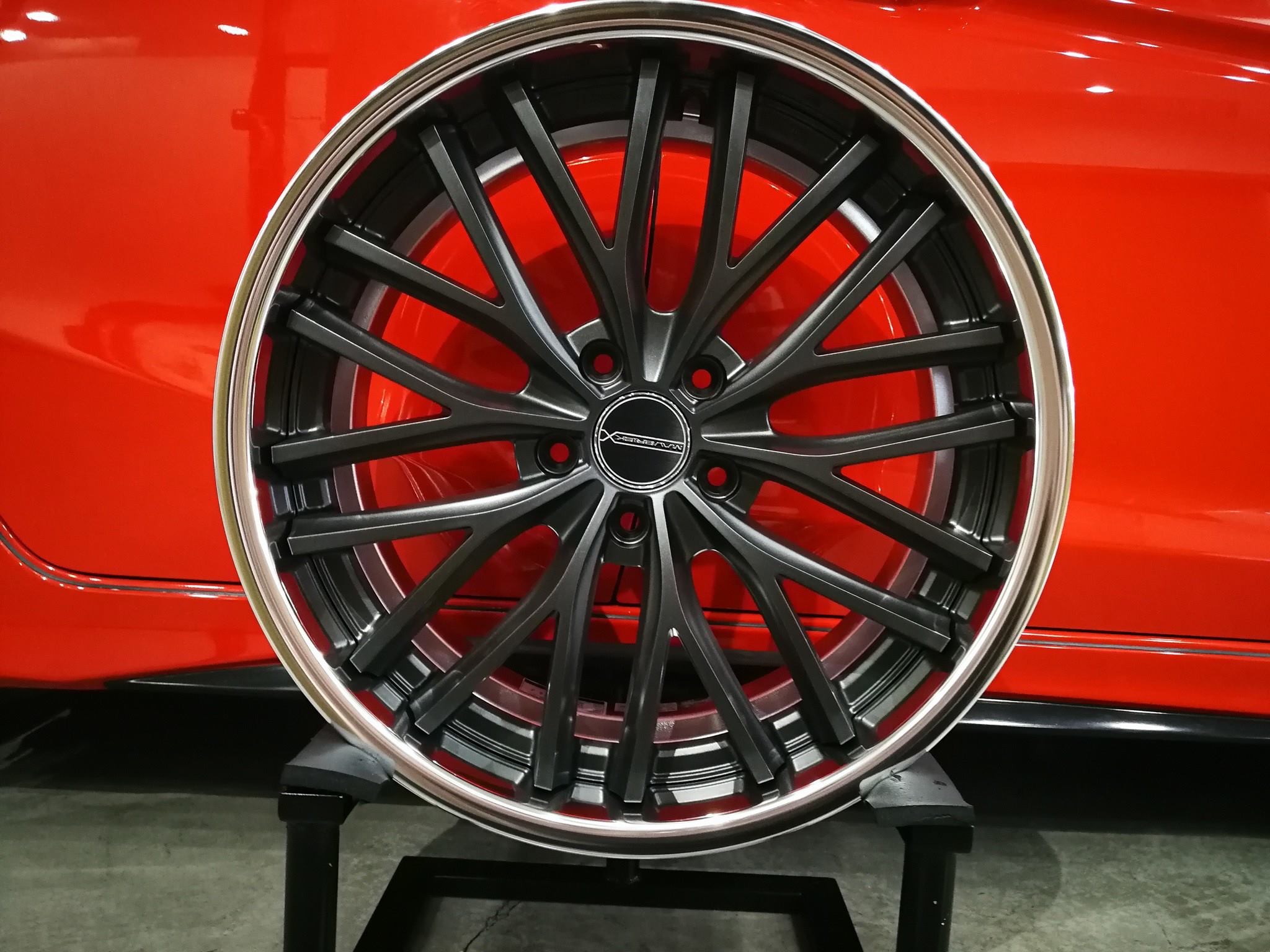 WEDS Maverick 910M 19*8.5+38 5-114.3 สี Matt Black
