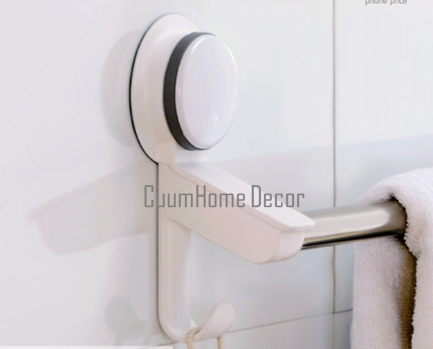 VR-30 ราวแขวนผ้าขนหนู 1 ชั้นพร้อมตะขอ