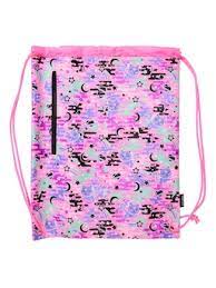 เป้รูด กันน้ำ Smiggle Drawstring Bag - Away- ชมพู