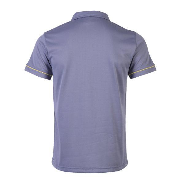 Grandsport เสื้อโปโลแขนสั้น สีฟ้า เหลือง พิมพ์ลาย 12-574 ของแท้