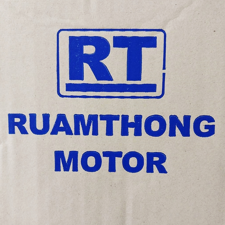 มอเตอร์พัดลมคอยล์ร้อน ขนาด 1/6 HP. RUAMTHONG ยี่ห้อรวมทอง